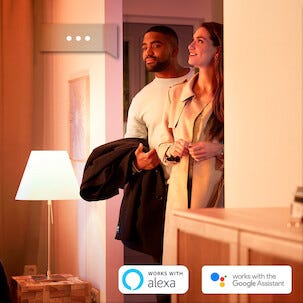 Philips Hue White LED-pære 5,5 W E14, Bluetooth 2-pakning