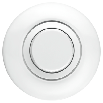 Hager serie 1930 LED-dimmer med ramme, plast