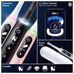 Oral-B iO 6 elektrisk tannbørste, 5 innstillinger
