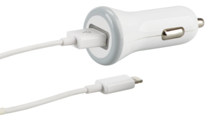 12 V-laddare Lightning för iPod/iPhone/iPad, Exibel
