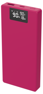 Varavirtalähde pikalataukseen USB-C, USB-A, 10 000 mAh