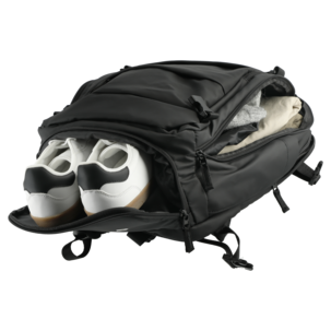 Weekendbag ryggsekk med PC-rom, svart, 22 l