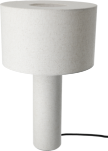 Northlight Edvin bordslampa med linneskärm, 40,5 cm