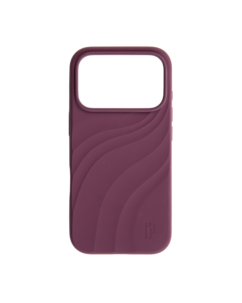 Ideal of Sweden Soft Swirl Plum iPhone 18 Pro Max / iPhone 17 Pro Max, lila