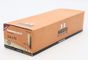 Heco varmforsinket trådspiker med pappbånd, 520-pakning