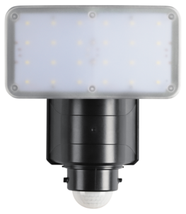 Batteridrevet utelampe med bevegelsessensor