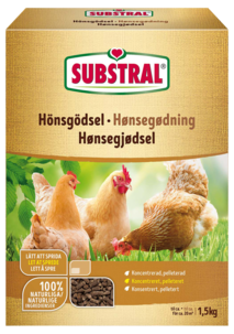 Substral hönsgödsel pelleterad, 1,5 kg