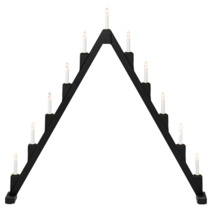 Konstsmide stor adventsstake i tre, sammenleggbar, 86 cm