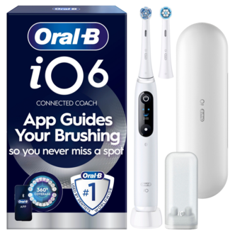 Oral-B iO 6 elektrisk tannbørste, 5 børstemoduser