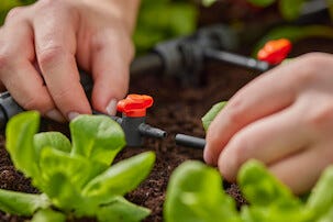 Gardena reguleringsventil på 4,6 mm, 3/16 tomme, 2-pakning