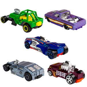 Hot Wheels Auto, 5 kpl, lajittelematon, yli 3-vuotiaille