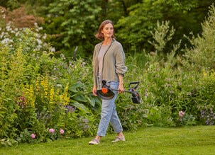 Gardena EasyTrim 25/18V P4A solo grästrimmer, batteridriven