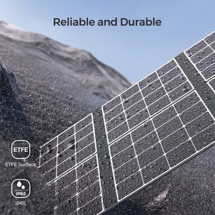 Renogy RSP400SB sammenleggbart og bærbart solcellepanel, 400 W
