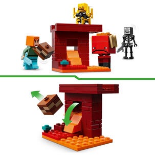 LEGO Minecraft Lavastriden i Nether 21266, från 6 år