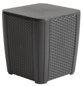 Utemøbler, bord og to stoler