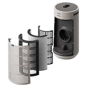 Blueair ComfortPure T10i Ilmanpuhdistin, viilennin lämmitin, 78 m2