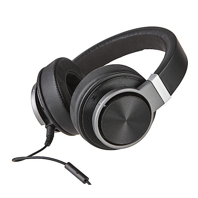 Exibel MHX70 hodetelefon med mikrofon | Clas Ohlson Exibel headset adapter | Clas Ohlson