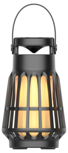 Campinglampa med högtalare, vattentålig och bärbar