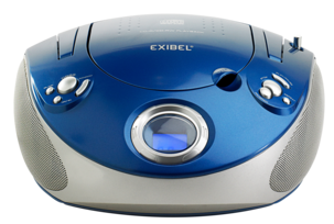 Cd-soitin ja FM-radio Exibel