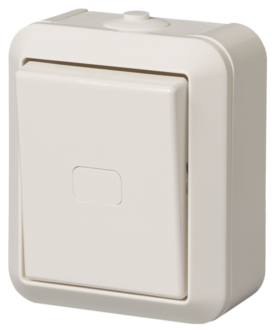 ABB Jussi 1-napainen kytkin pinta-asennettava ulos 1066SW