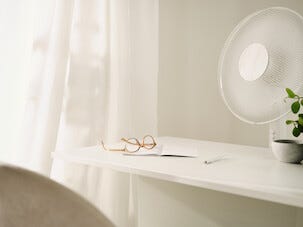 Läsglasögon med blåljusfilter, brun och lila, 2-pack