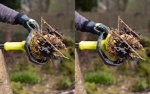 Ryobi jordfräs RY18CVA-0 One+ 18 V, batteridriven