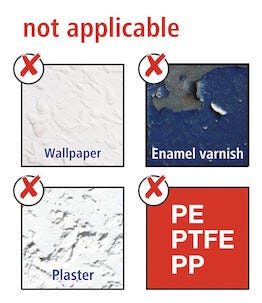 Tesa Smooz Pyyhekoukku itsekiinnittyvä, kromia