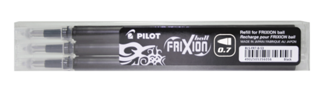 Refill till Pilot Frixion Clicker, 3-pack