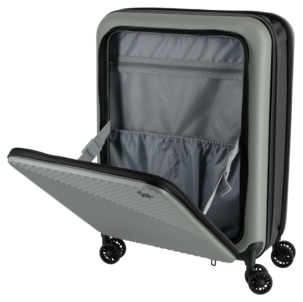 Kabinkoffert 4 hjul, ekspanderbar, hard, 55 × 39,5 × 15,5 cm