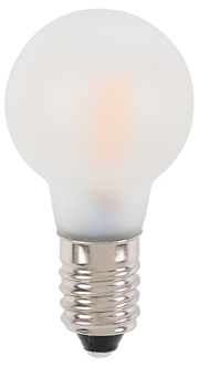 E10 LED-pærer til adventsstake, 10-55 V, runde, 4-pakning