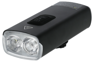 Laddningsbar cykellampa fram, 2600 lumen, Asaklitt