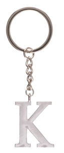 Nyckelring Bokstav
