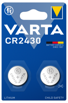 Varta CR2430 litiumbatteri 3 V, 2-pack