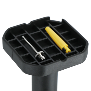 Fotpump med manometer och ventiladaptrar 11 bar