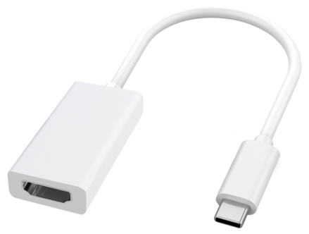 USB-C till HDMI adapter, vit