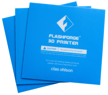 Build Sheet -arkkeja 3D-tulostimeen FlashForge Adventurer 3 38-8870