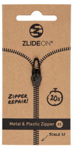 ZlideOn til glidelåser av plast og metall XS, 1-pakning