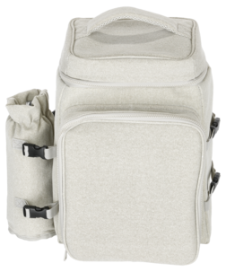 Picknickryggsäck med kylfack, beige