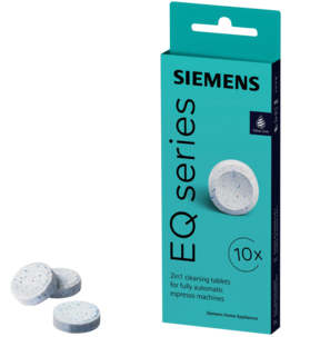 Siemens TZ80001B rengjøringstablett kaffemaskin, 10-pakning