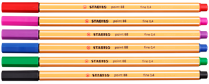Pennor Stabilo Point 88 Fineliner