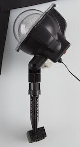 LED-projektor med snöeffekt