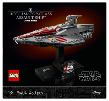 LEGO Star Wars Acclamator-Class Assault Ship 75404, 18 år