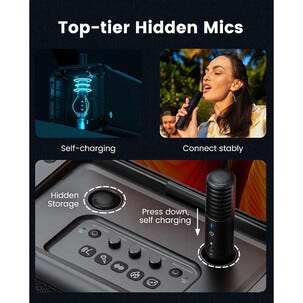 Ikarao Break X1 Karaokelaitteisto kosketusnäyttö 13,3 tuumaa