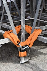 Abus låskätting 9KS200 orange 2 meter, klass 3