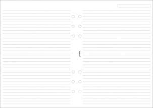 Anteckningsblad Filofax, A5 linjerade