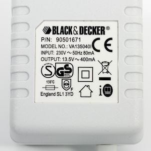 Lader Black&Decker 13,5 V