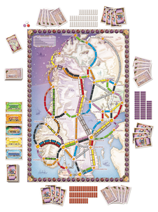 Ticket to Ride Nordic Countries brettspill, fra 8 år