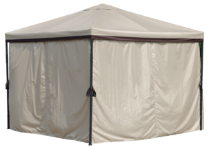 Paviljong 3x3 m med myggnät