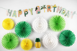 Festdekorasjoner med sommertema