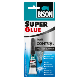 Bison Control superlim, transparent, 3 gram